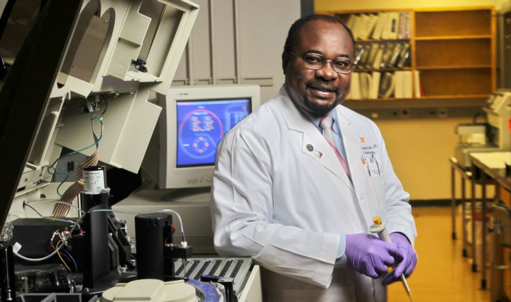 Dr. Samuel Dagogo-Jack, UTHSC professor, is an international expert in diabetes. Photography by Lance Murphey