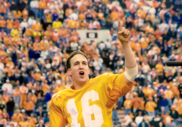 Peyton Manning directs the Pride of the Southland in 1997