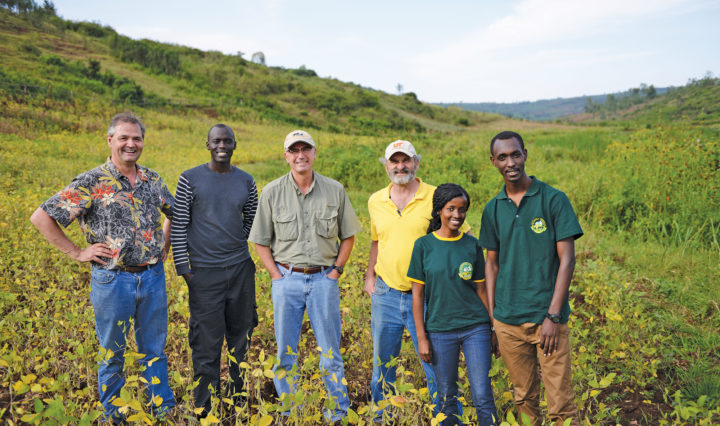 Group photo in Rwanda