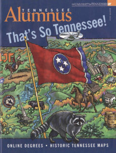 Winter 2010 cover: illustration of Tennessee wildlife