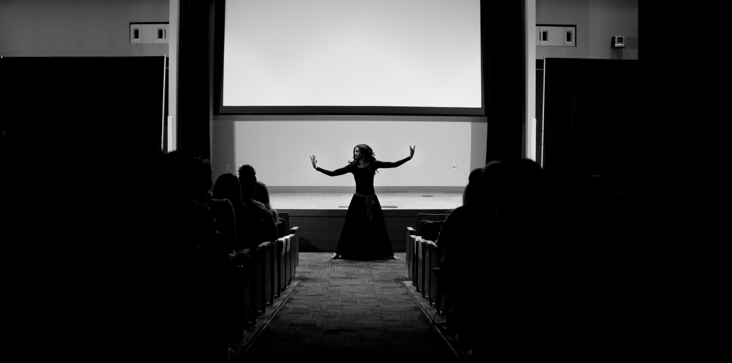 UT Martin senior Jayla Brown performs during “Night of Dance and Spoken Word,” part of UT Martin's 18th annual Civil Rights Conference in February.
