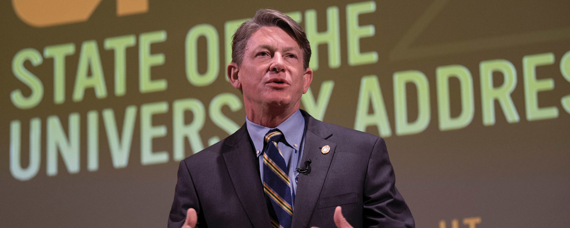 Randy Boyd at the 2019 State of the University Address