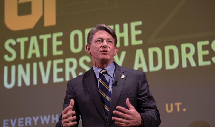 Randy Boyd at the 2019 State of the University Address