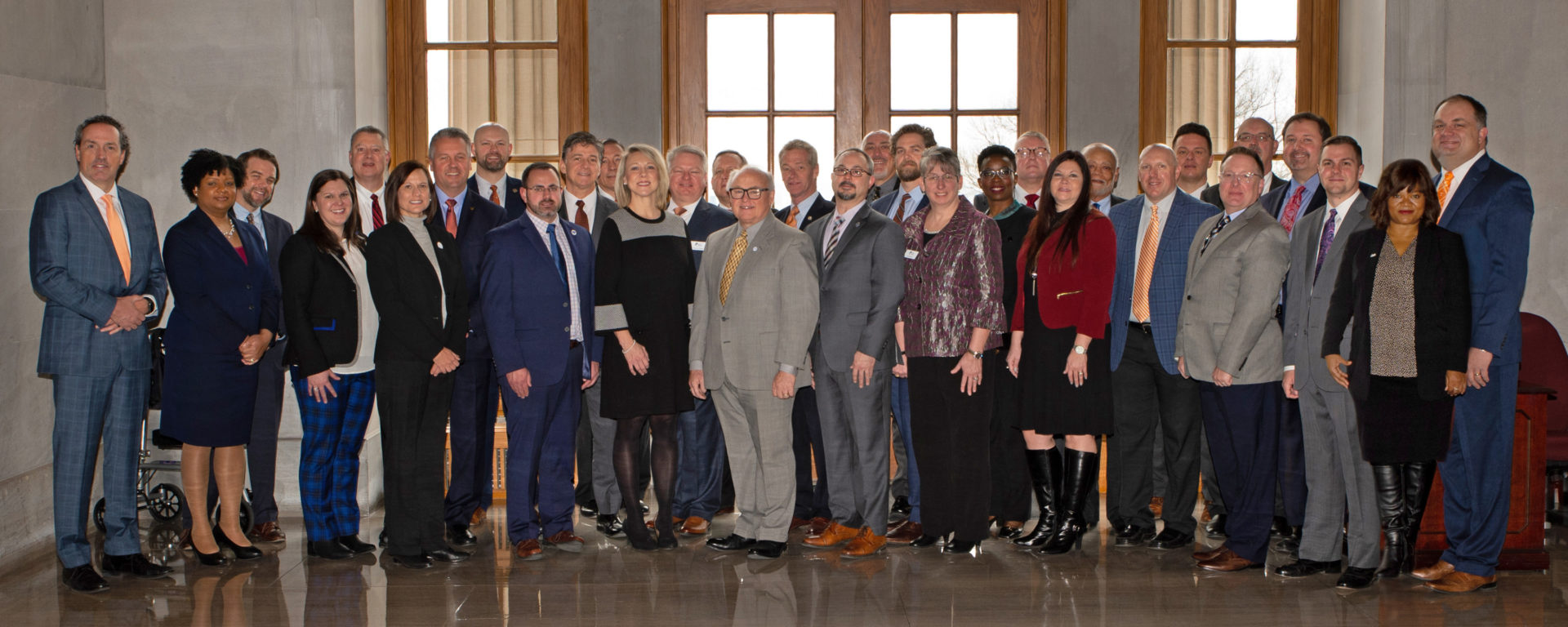 IPS leaders gather with graduates of the Tennessee Certified Public Manager program.