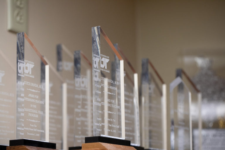 glass awards from UTHSC