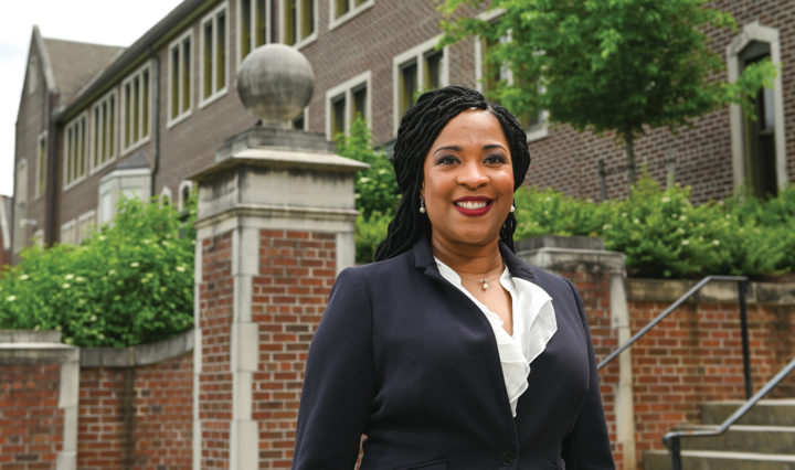 Stacy Lightfoot on the UT Chattanooga campus