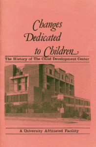 Changes Dedicated to Children pamphlet cover