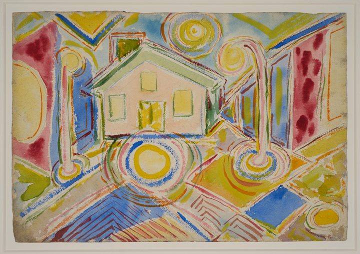  Beauford Delaney (Knoxville 1901-1979 Paris), Untitled (New York City), circa 1945 Watercolor on paper, 15 ½ x 22 ½ inches