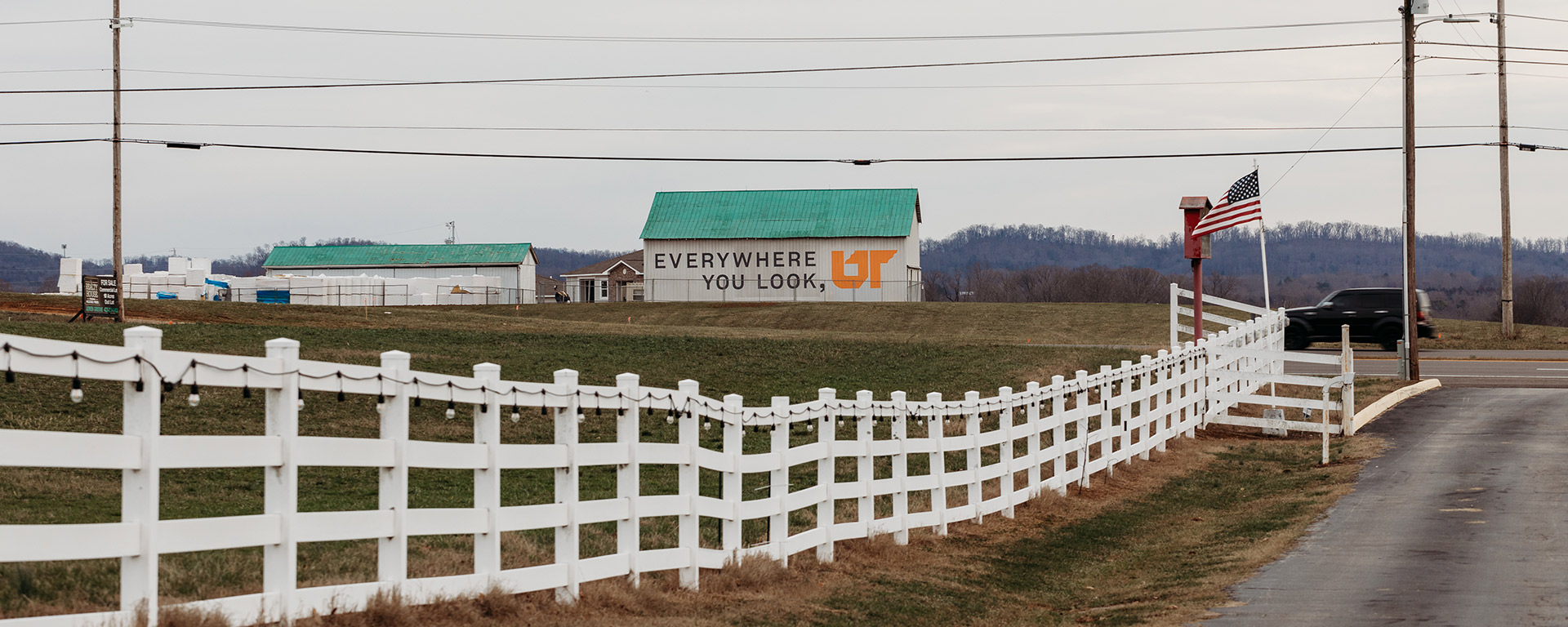 The 35th UT mural in a statewide campaign can be seen by 21,000 travelers a day in Hamblen County. Photo By Stephanie Wilson