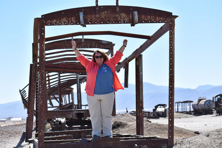 Renee Bailey Iacona's travels throughout the world include the salt flats in Bolivia