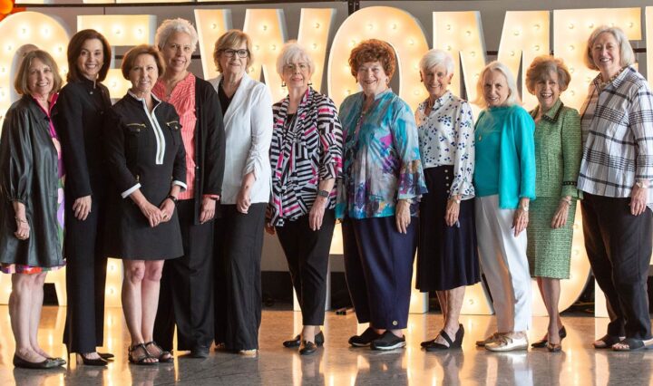 Board members of the Alliance of Women Philanthropists stand for a group photo.