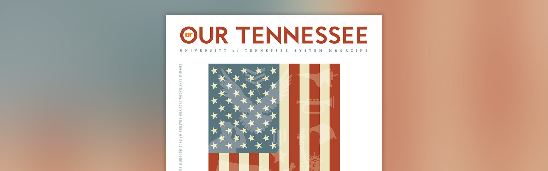 Cover of Our Tennessee magazine, Summer 2023 edition on top of blurred background.