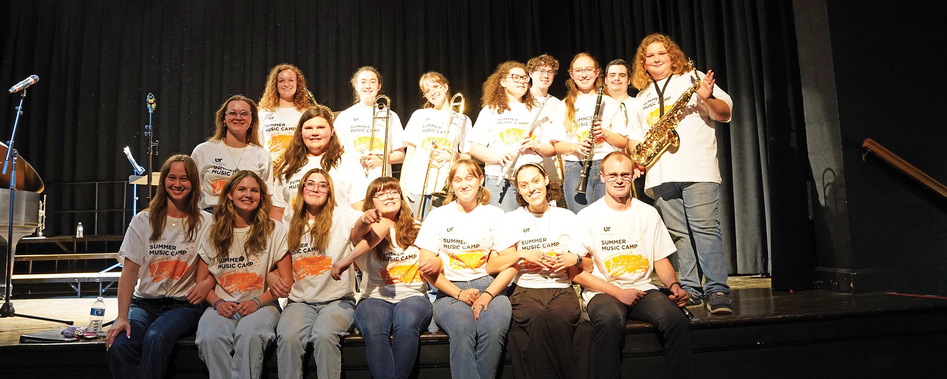 Middle and high school students took classes and studied a range of music before giving a concert during UT Southern's first music camp.