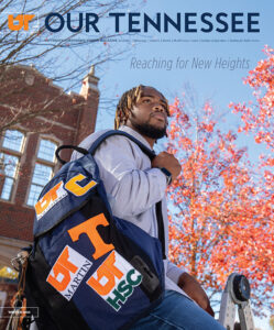 Our Tennessee Winter 2024 Issue cover. 'Reaching for New Heights'.