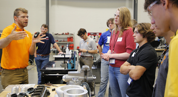 More than 200 Tennessee high school students and officials celebrated Manufacturing Day with UT Knoxville students and faculty, introducing them to advanced manufacturing techniques and technology.