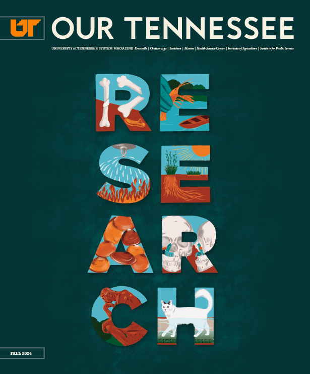 Our Tennessee, Fall 2024 issue cover, "Research".