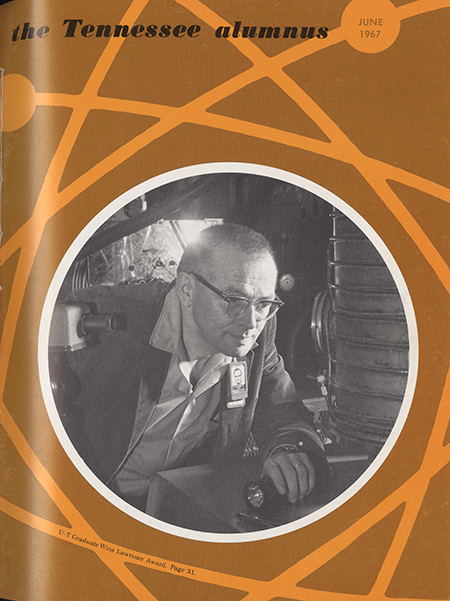 The cover of 'The Tennessee Alumnus' magazine summer 1967 issue.