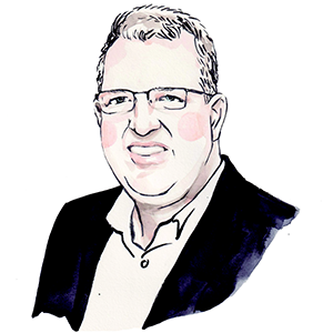 Illustration of John Schmisseur