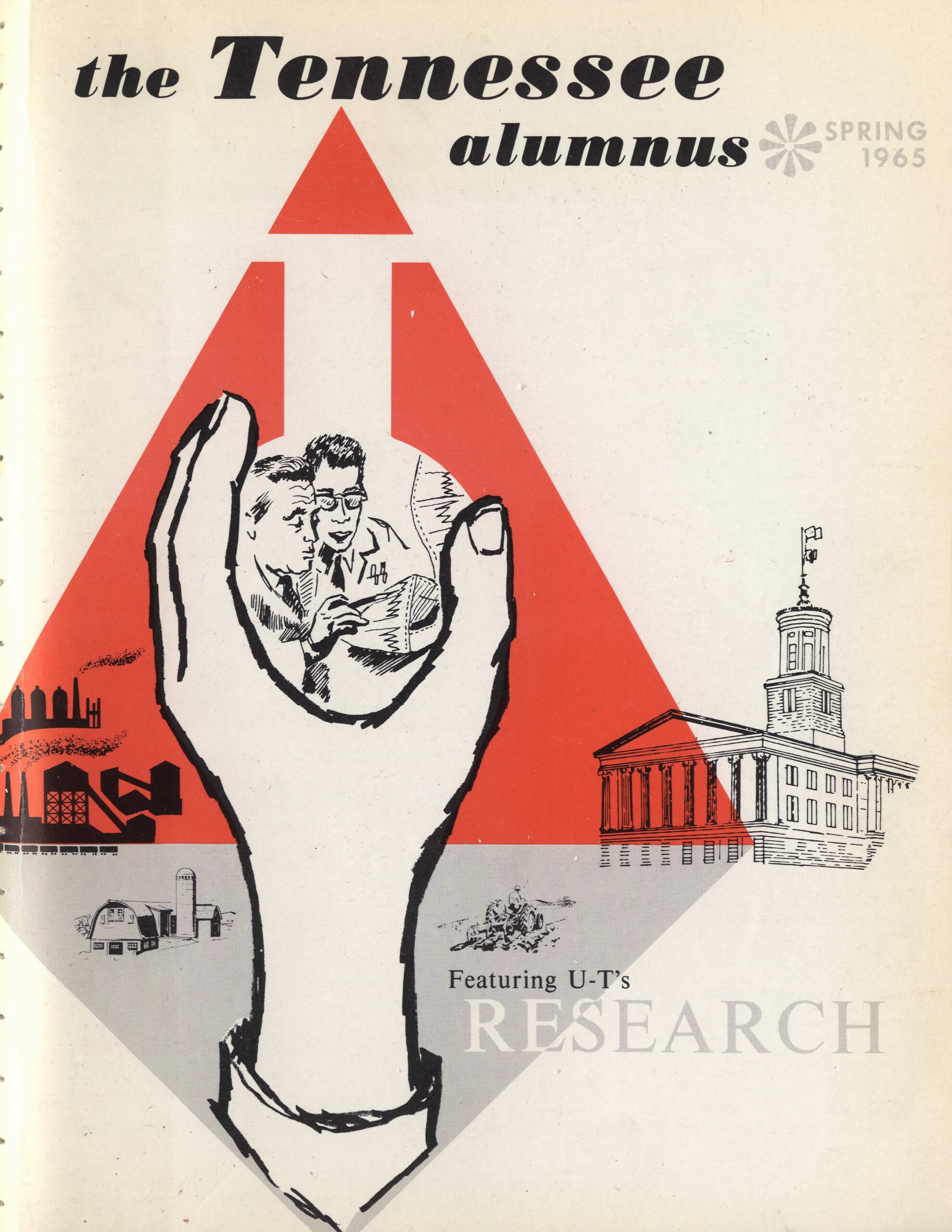 The scanned cover of the Spring 1965 issue of The Tennessee Alumnus.